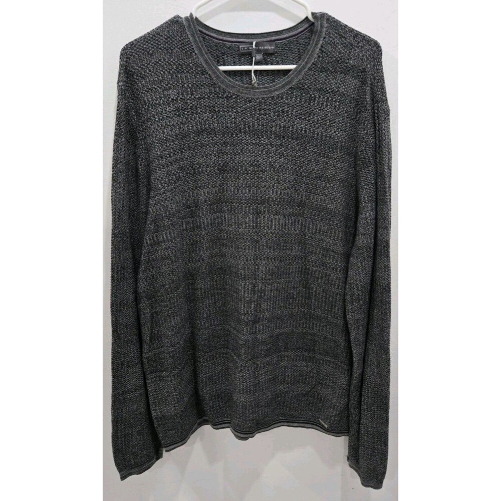 IKE by Ike Behar - Knit Crew Neck Sweater - Mens Sz L - Gray - NWOT